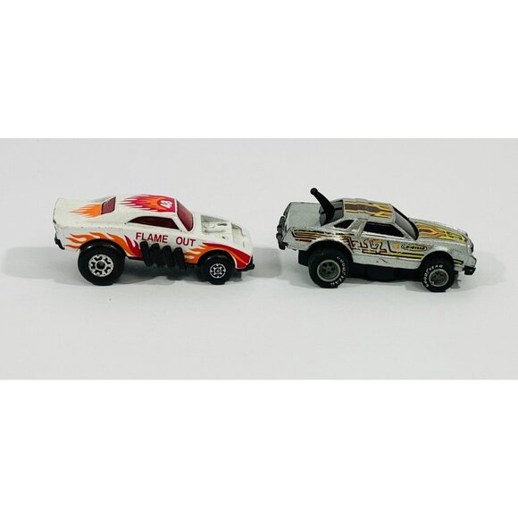 Vintage Matchbox Flame Out & Hot Wheels Scorchers White Thunderbird Die-Cast Car - Picture 11 of 15